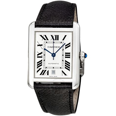 cartier men's tank watch|cartier men's tank watch price.